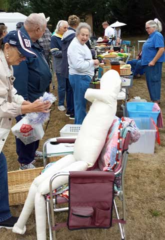 The fall Timber Valley yard sale