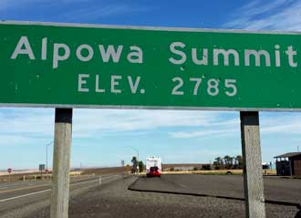Alpowa pass where Lewis and Clark passed in 1806