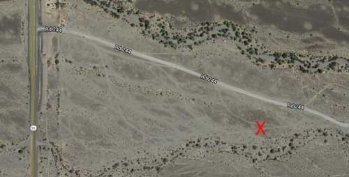 Boondock location about 2 miles north of Quartzsite, Arizona