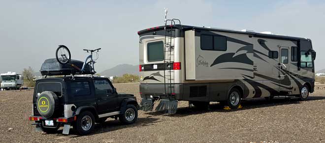 Camped at La Posa South near Quartzsite, Arizona