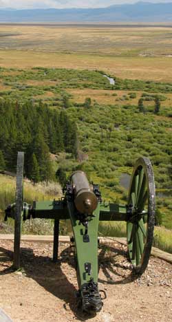 Model 1863 Mountain Howitzer got off two shots before it was captured  by the Nez Perce