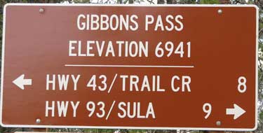 Gibbon's Pass