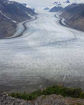 A different Salmon glacier view