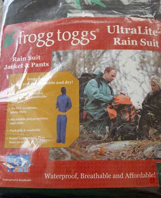 Frogg Togg rain suit