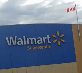 Walmart in Campbell River, BC