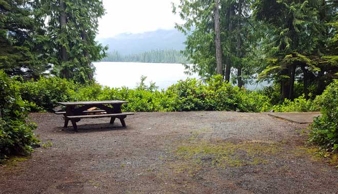 Campsite at Ida Lake