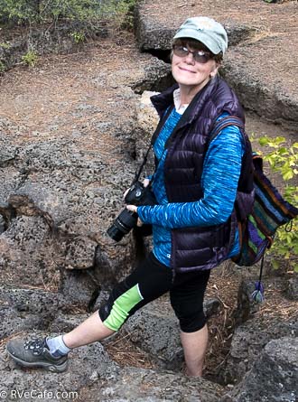 Gwen on the McCloud Falls Trail