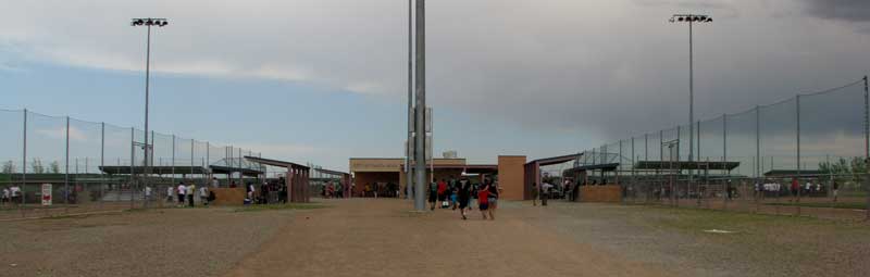 Santa Rosa Softball Complex with four softball fields