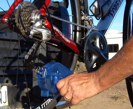 Park Tools bicycle chain cleaner