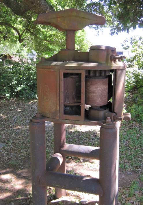 A press for cane sugar