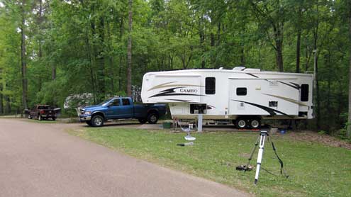 Camped at Natchez State Park, Natchez, MS