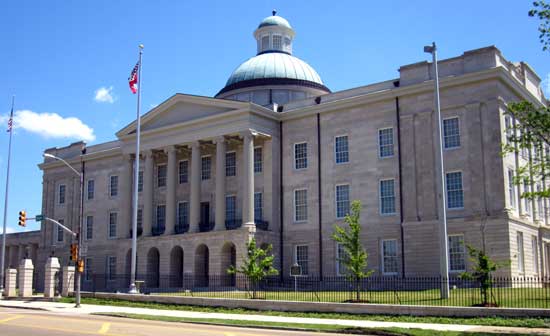 The Old Capitol building is now the Mississippi Museum