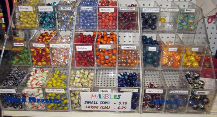 I've not seen marbles for sale since I was a kid