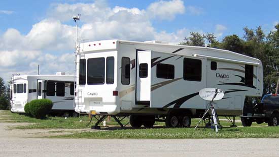 Camped at the Carriage factory RV park
