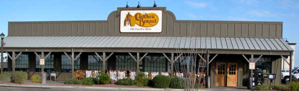 We don't have Cracker Barrel in Oregon