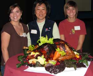 31 pound turkey with volunteers