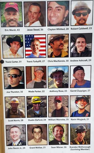 19 Hotshots lost their lives