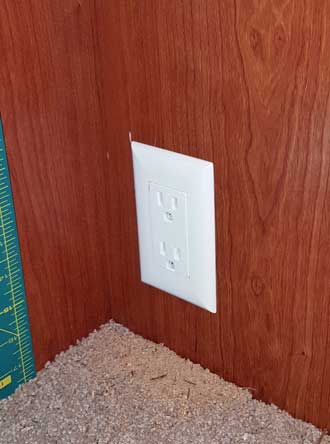 New outlet installed