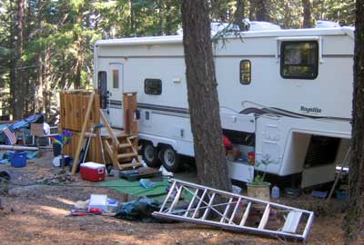How much crap can you store in a fifth wheel?