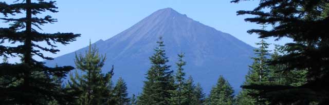 A peak at Mt. McLoughlin