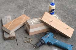 Use glue and screws to make a "glue-lam"