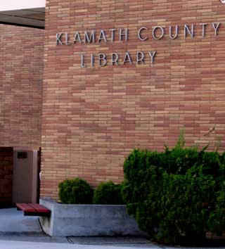 Klamath County Library, downtown Klamath Falls