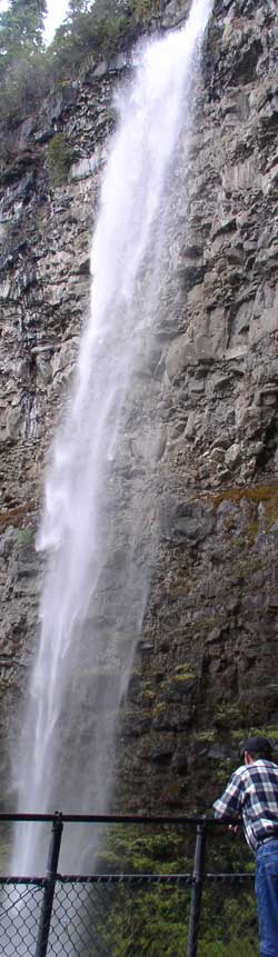 A closer view of Watson falls