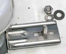 Carriage bolt is used to install the cover.